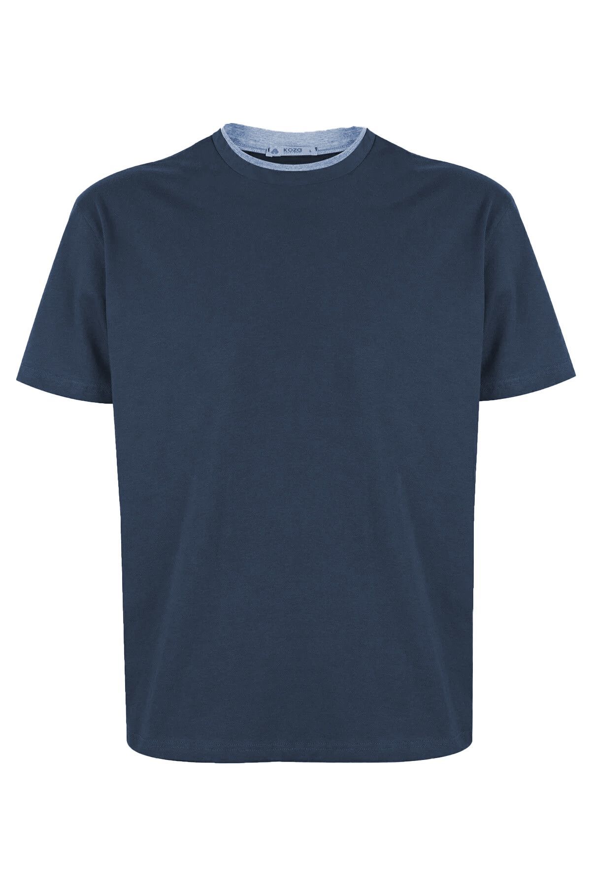 Erkek Double Yaka Şortlu Pijama Takımı KO6304TS-2 İndigo - M