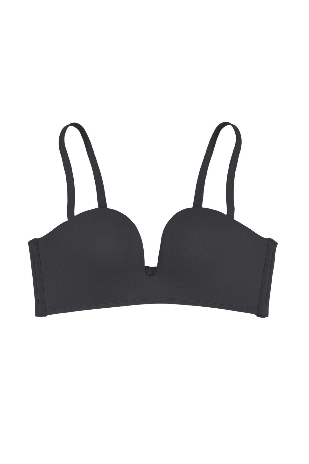 Derin Dekolte Destekli Dikişsiz Sütyen Pembe - 85B