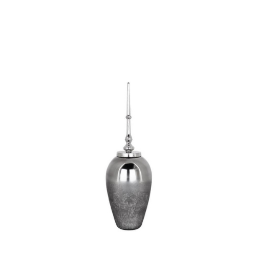 Luckyart Gümüş Modern Küp 67 Cm