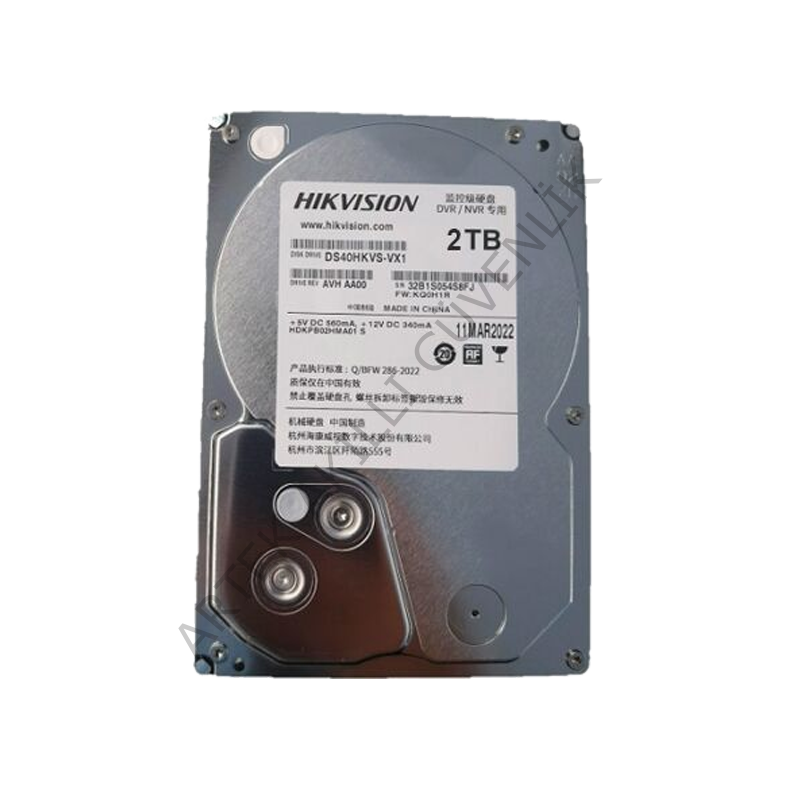 HIKVISION 3.5'' 2TB DS20HKVS-VX1 128MB SATA-3 Güvenlik Diski