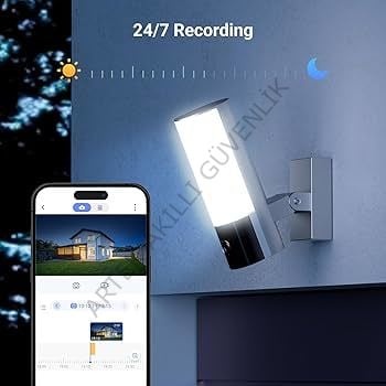 Ezvız Cs-El3 Akıllı Güvenlik Duvar Işığı Kamerası