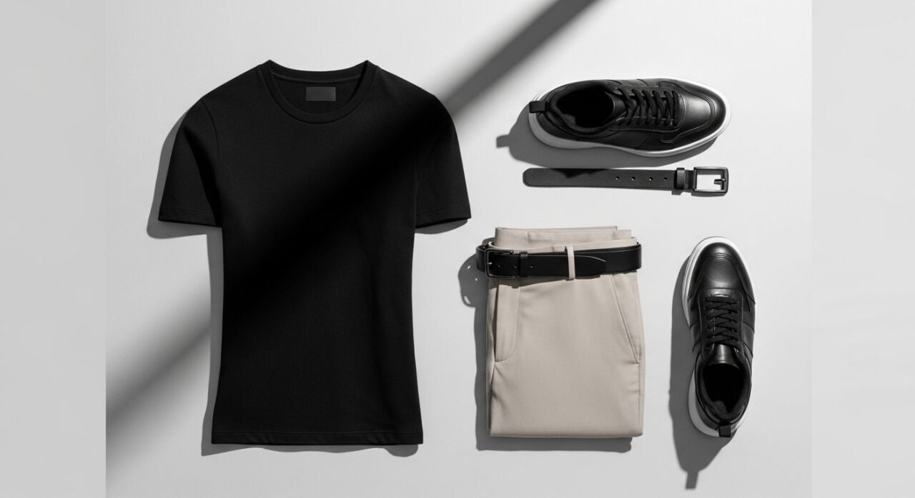 Men's Monochrome Combination: Discover the Power of Elegance with Single Color