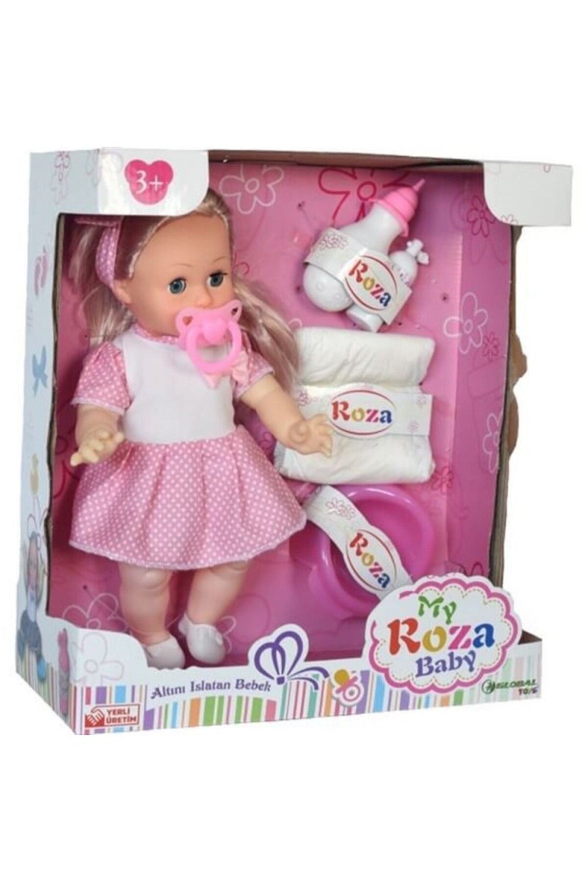 Oyuncak Bebek Roza Altını Islatan Bebek | Mavi Su Dünyası