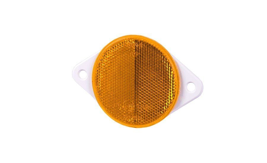 Reflektör Yuvarlak Çap 75 Turuncu (Delikli)