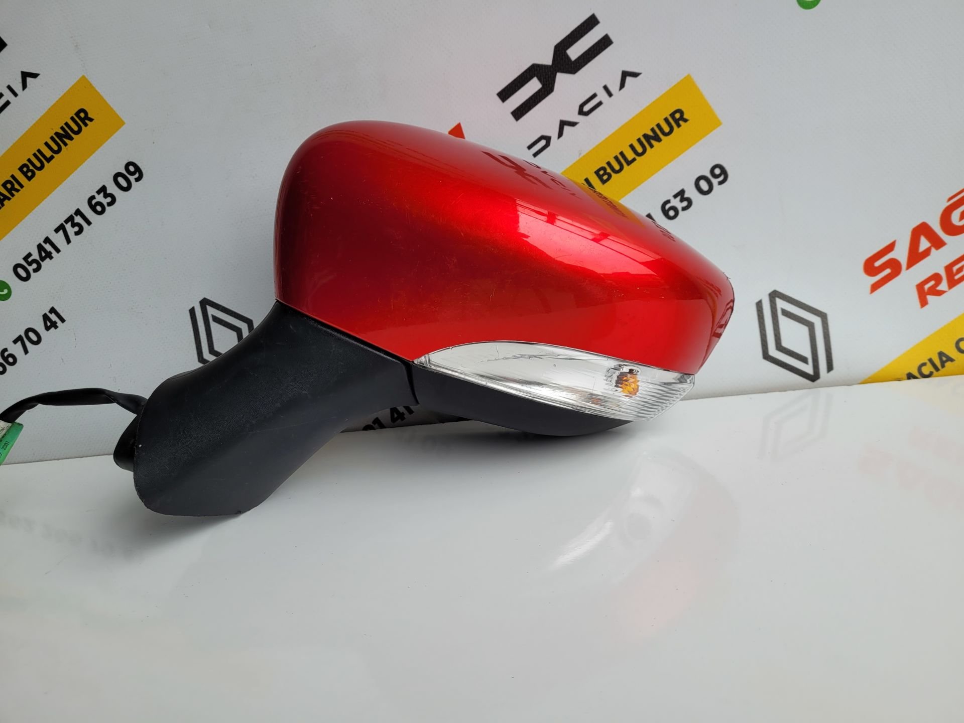 Clio 4 Orijinal Çıkma Sol Ayna Alev Kırmızı Elektrikli 963022031R
