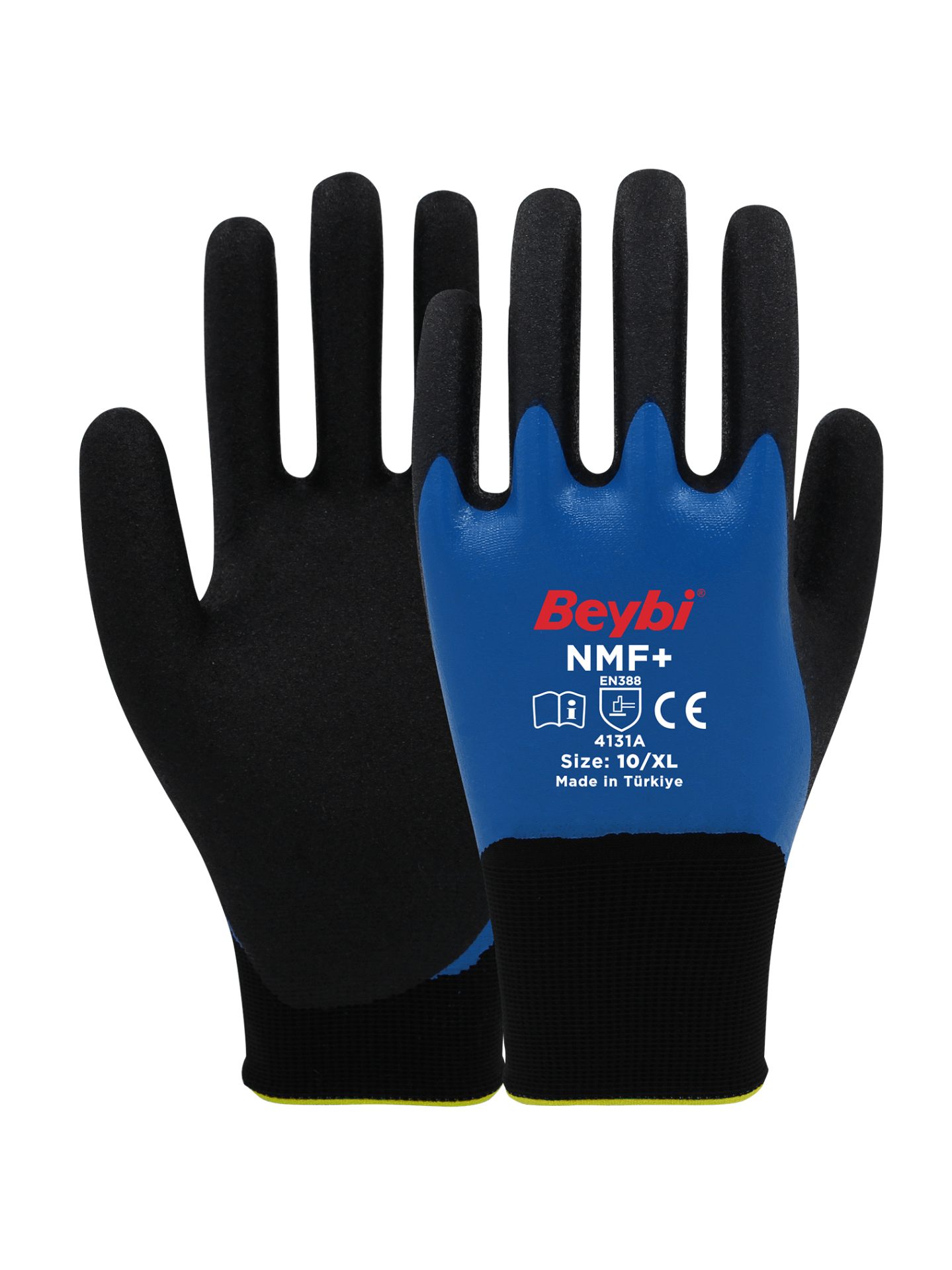 NMF+ Tam Kaplı Mikro Köpük Nitril Kaplı Polyester Örgü Eldiven ( 144 ÇİFT / KOLİ )