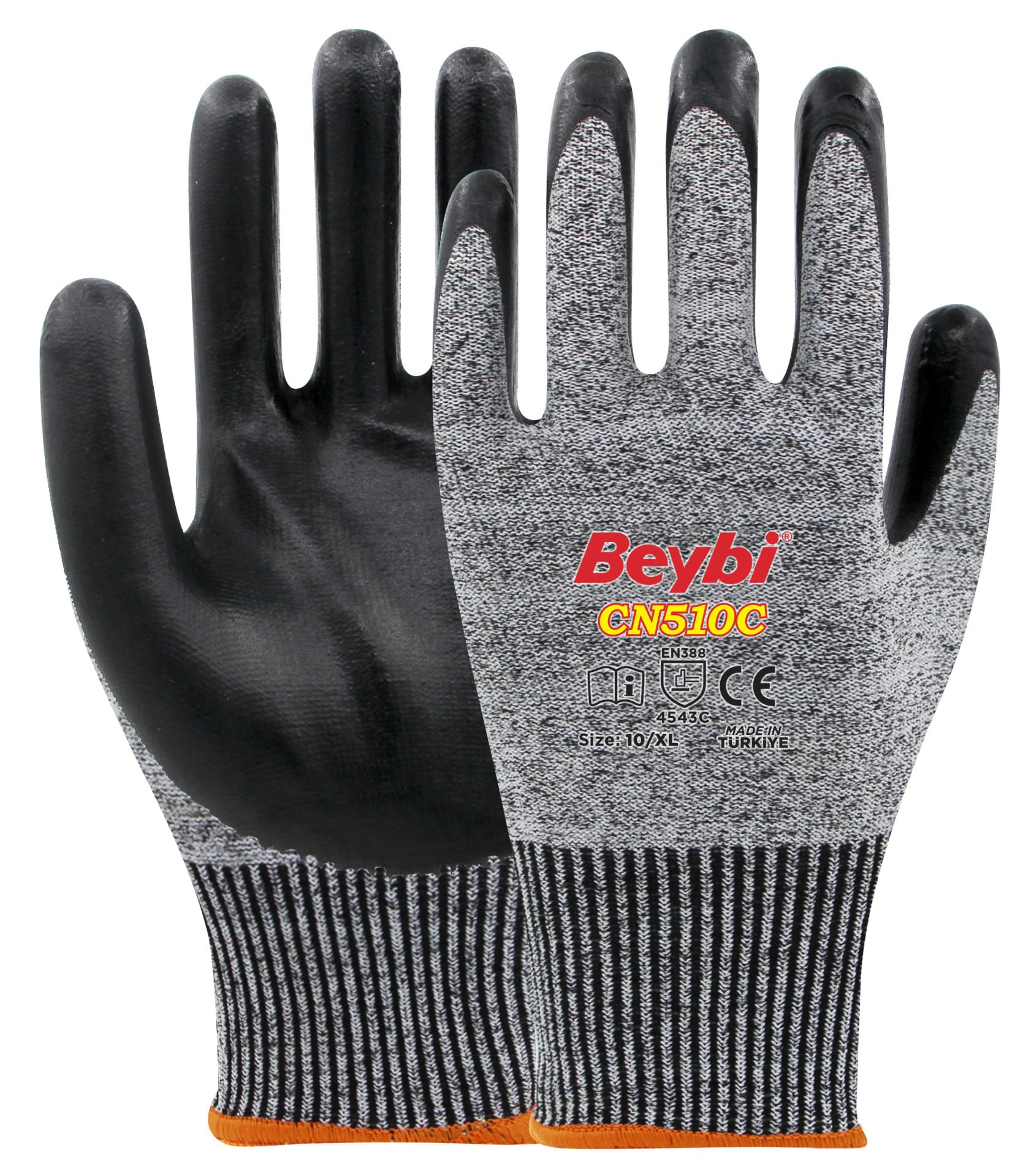 CN510C Nitril Kaplı Kesilmeye Dirençli Eldiven ( 24 ÇİFT / KOLİ )
