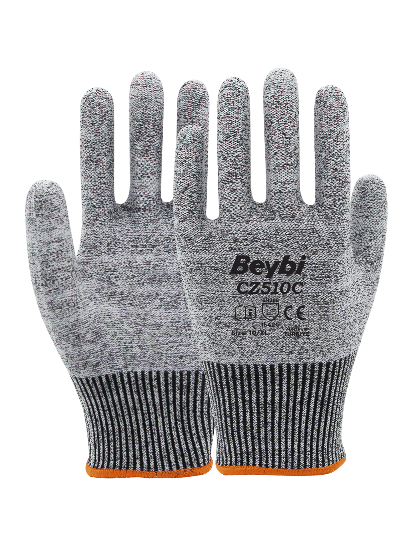 CZ510C Kaplamasız Kesilmeye Karşı Dirençli Eldiven 8 ( 24 ÇİFT / KOLİ )