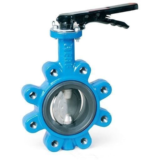 DN100 LUG TİP NİKEL KELEBEK VANA FAF