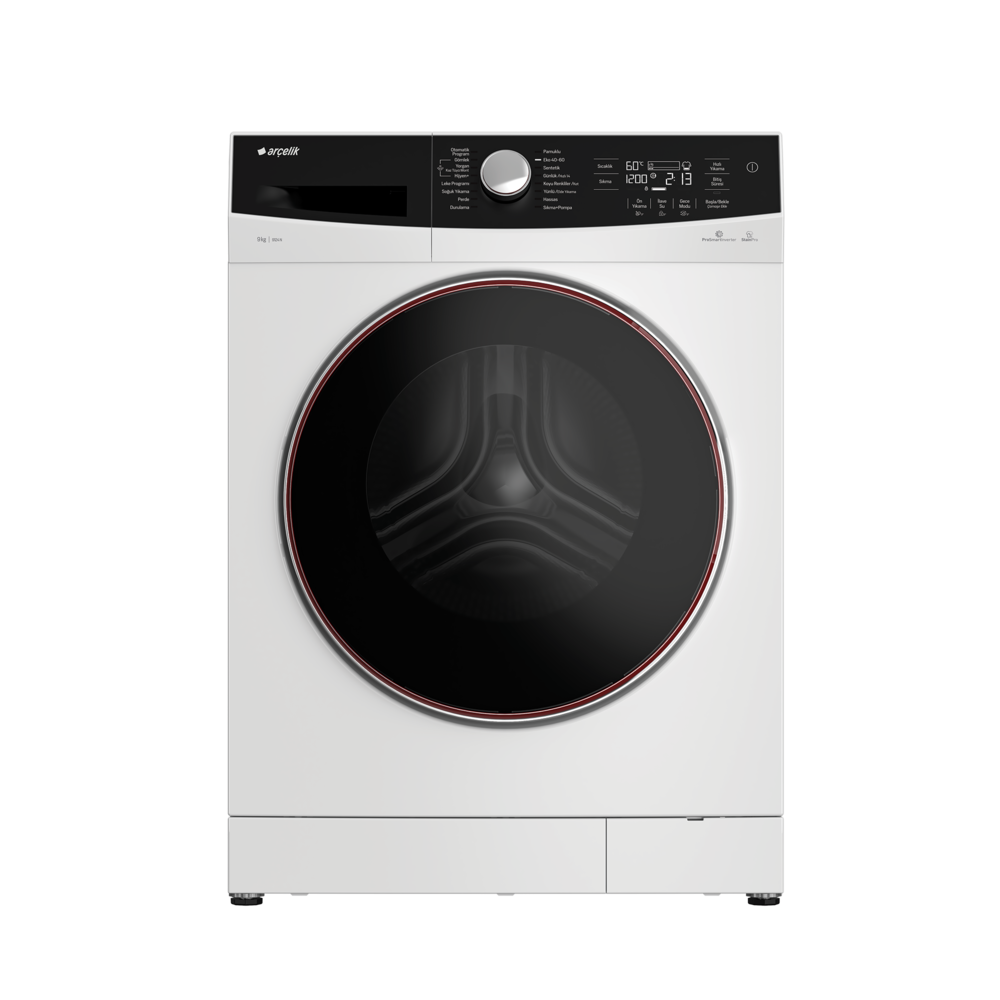 Arçelik 9124 N 9 Kg 1200 Devir Beyaz Çamaşır Makinesi