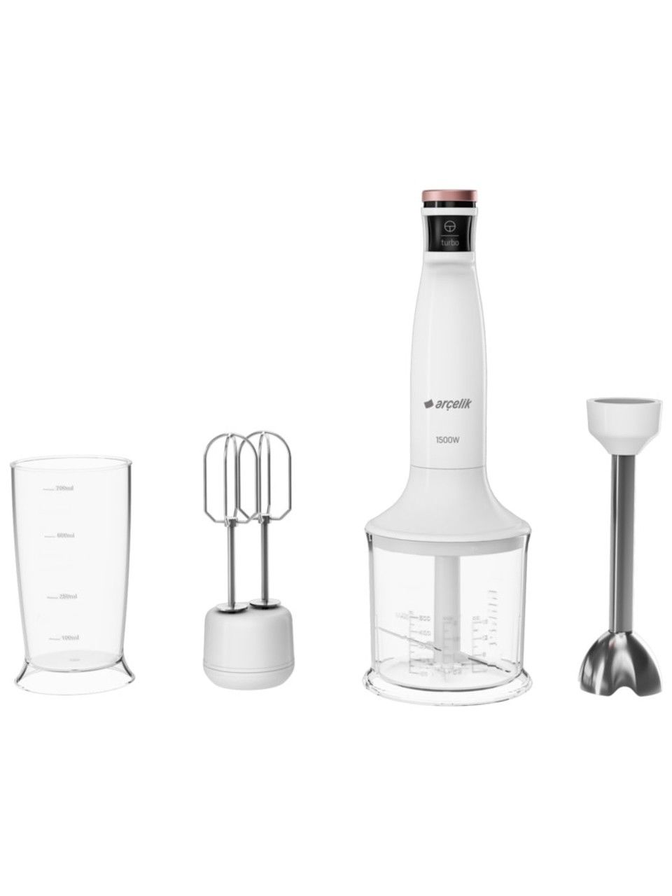 Arçelik HBS 6150 Resıtal Beyaz Blender Seti