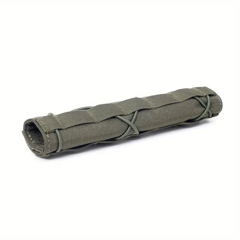 Namlu/Susturucu Giydirme Koruyucu Cordura Kılıfı 22cm - Yeşil