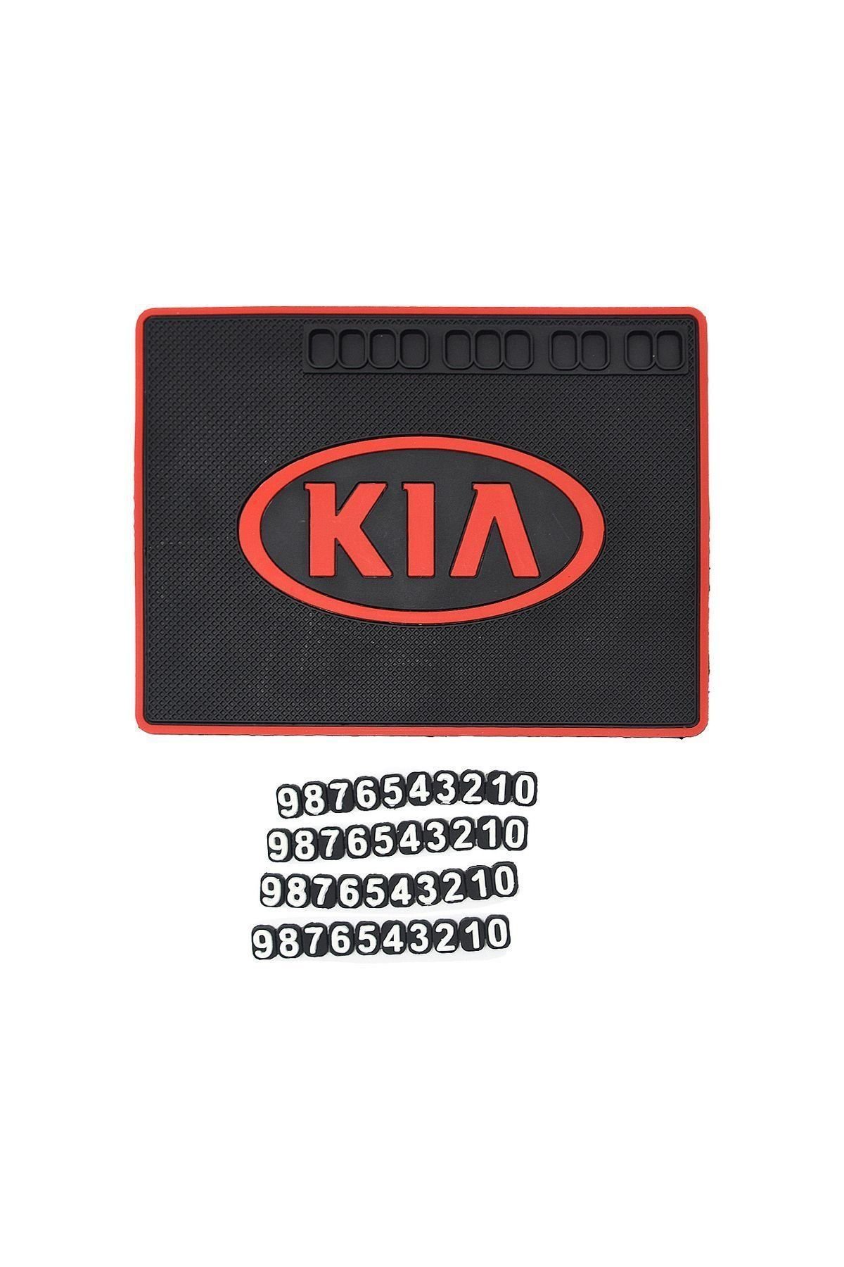 kia numaratörlü kaydırmaz ped