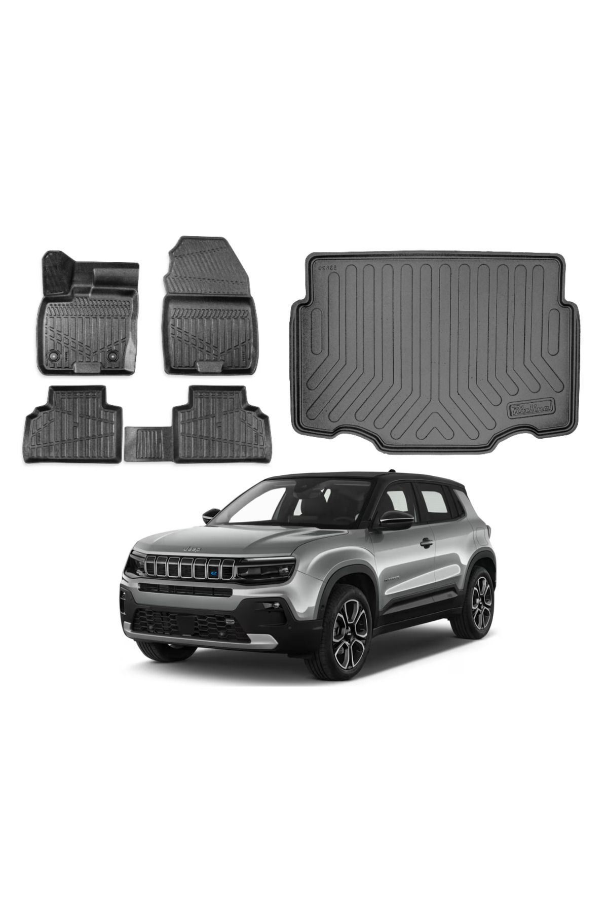 Jeep Avanger Elektrikli 2025 Model Alt Bagaj Havuzu Paspas Takımı Pro Eva Serisi