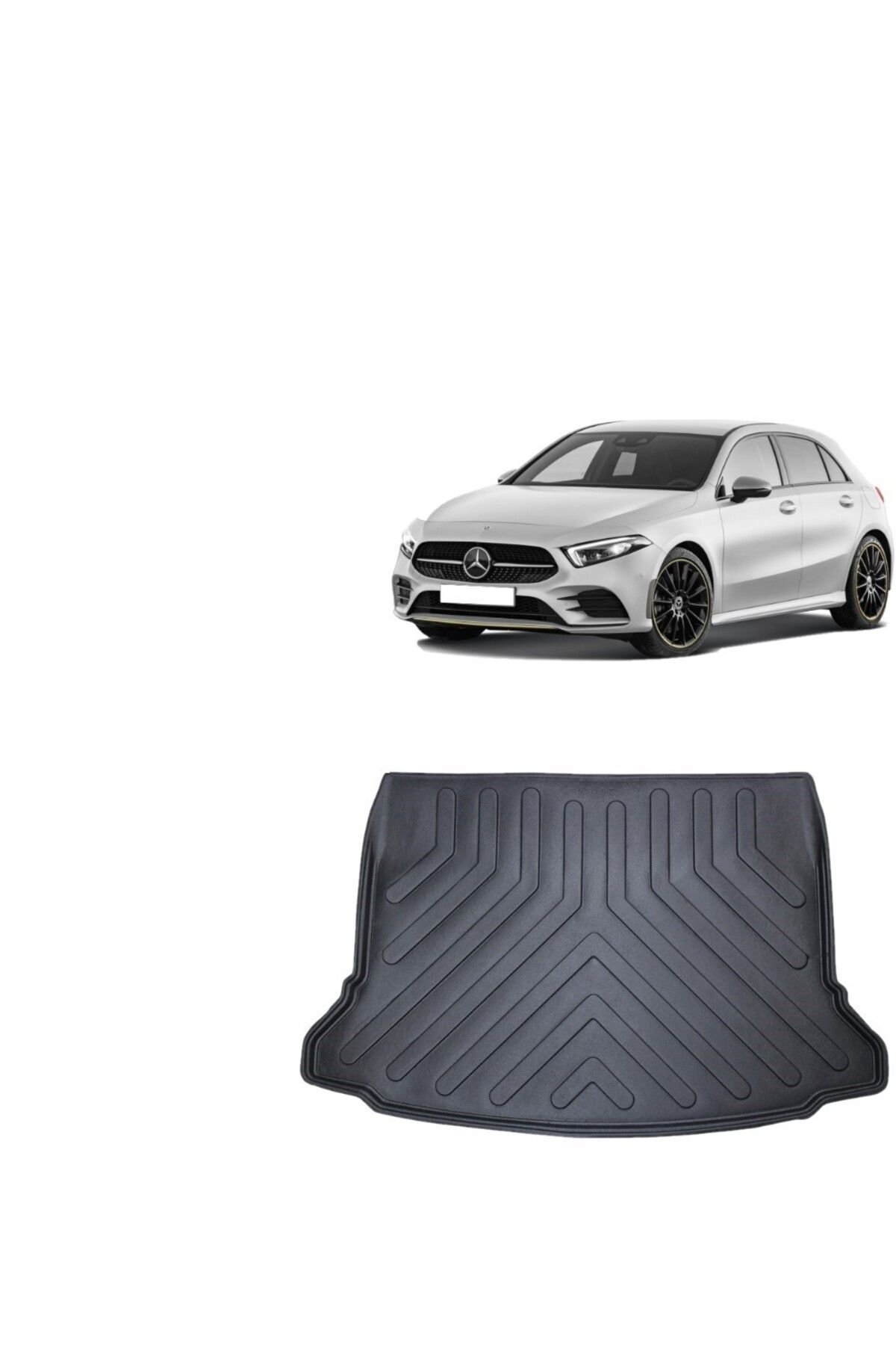 Mercedes A Serisi Hatchback Cepli 2021 Model 3D Bagaj Havuzuu