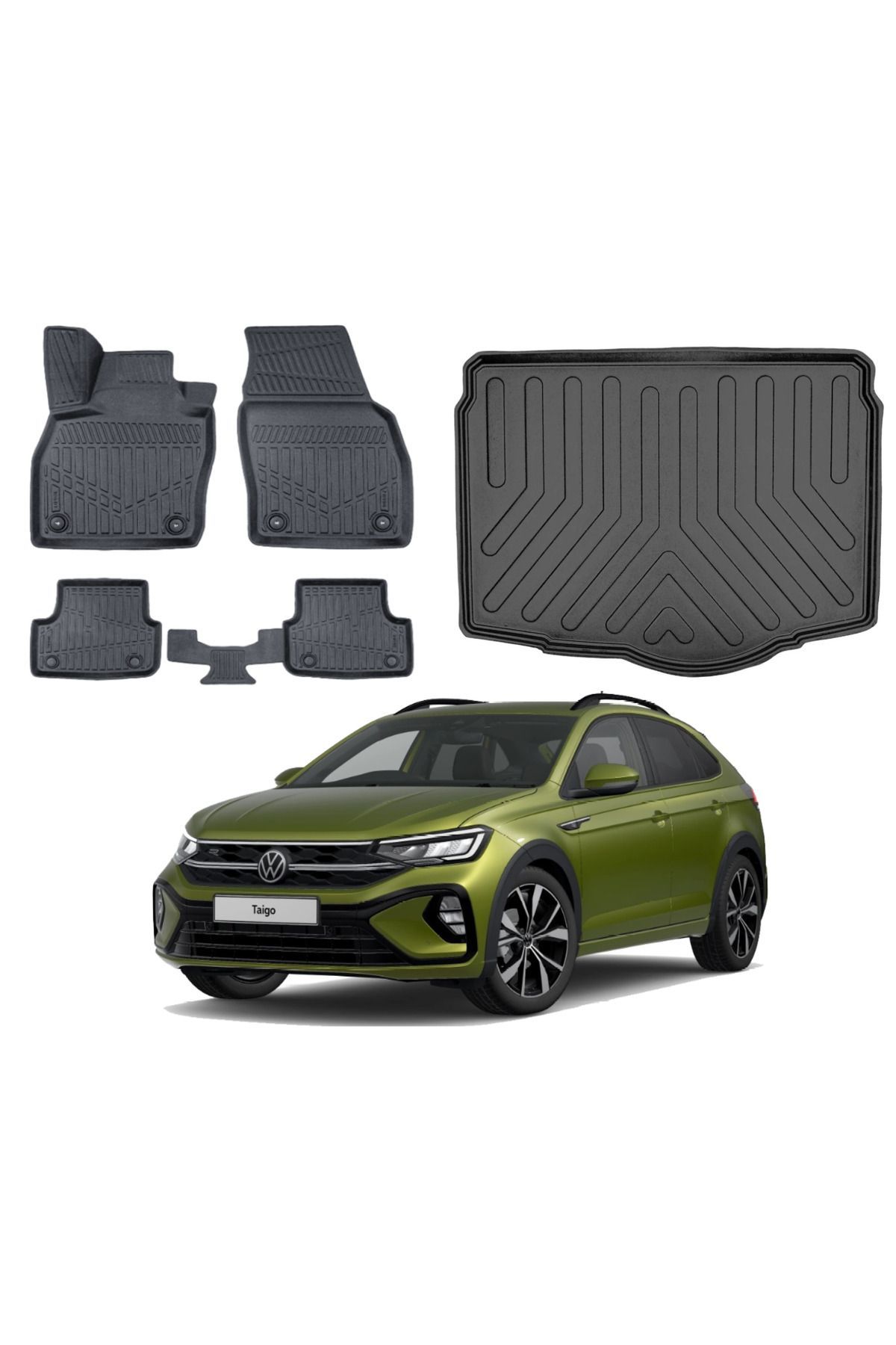Volkswagen Taigo 2025 Model Alt Bagaj Havuzu Paspas Takımı Maxi Eva Serisi