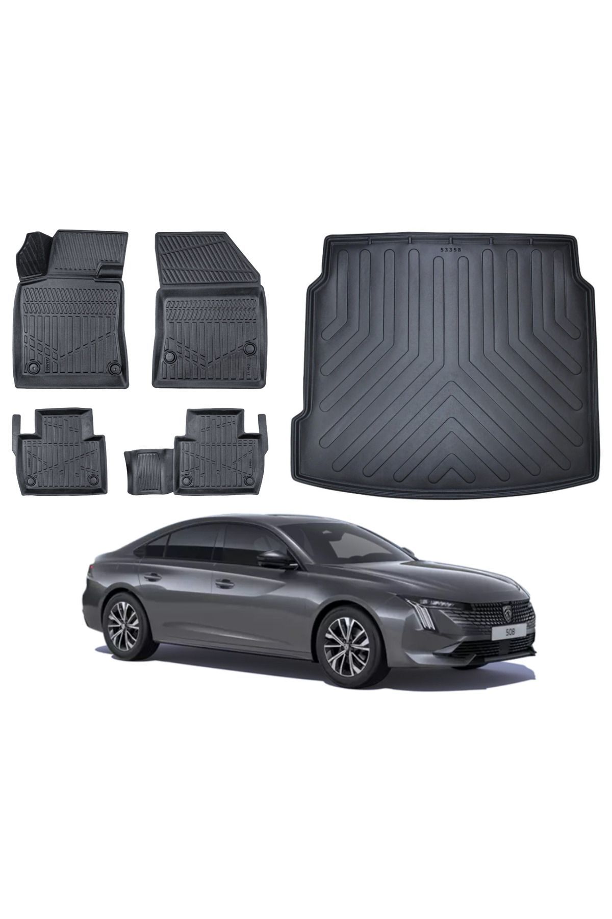 Peugeot 508 2024 Model Bagaj Havuzu Paspas Takımı Maxi Eva Serisi