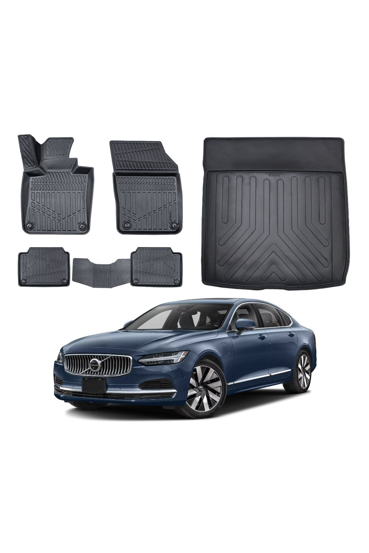 Volvo S90 2020 Model Bagaj Havuzu Paspas Takımı Pro Eva Serisi
