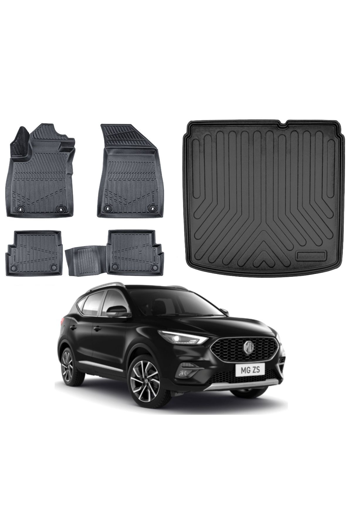 MG ZS 2024 Model Alt Bagaj Havuzu Paspas Takımı Eva Serisi