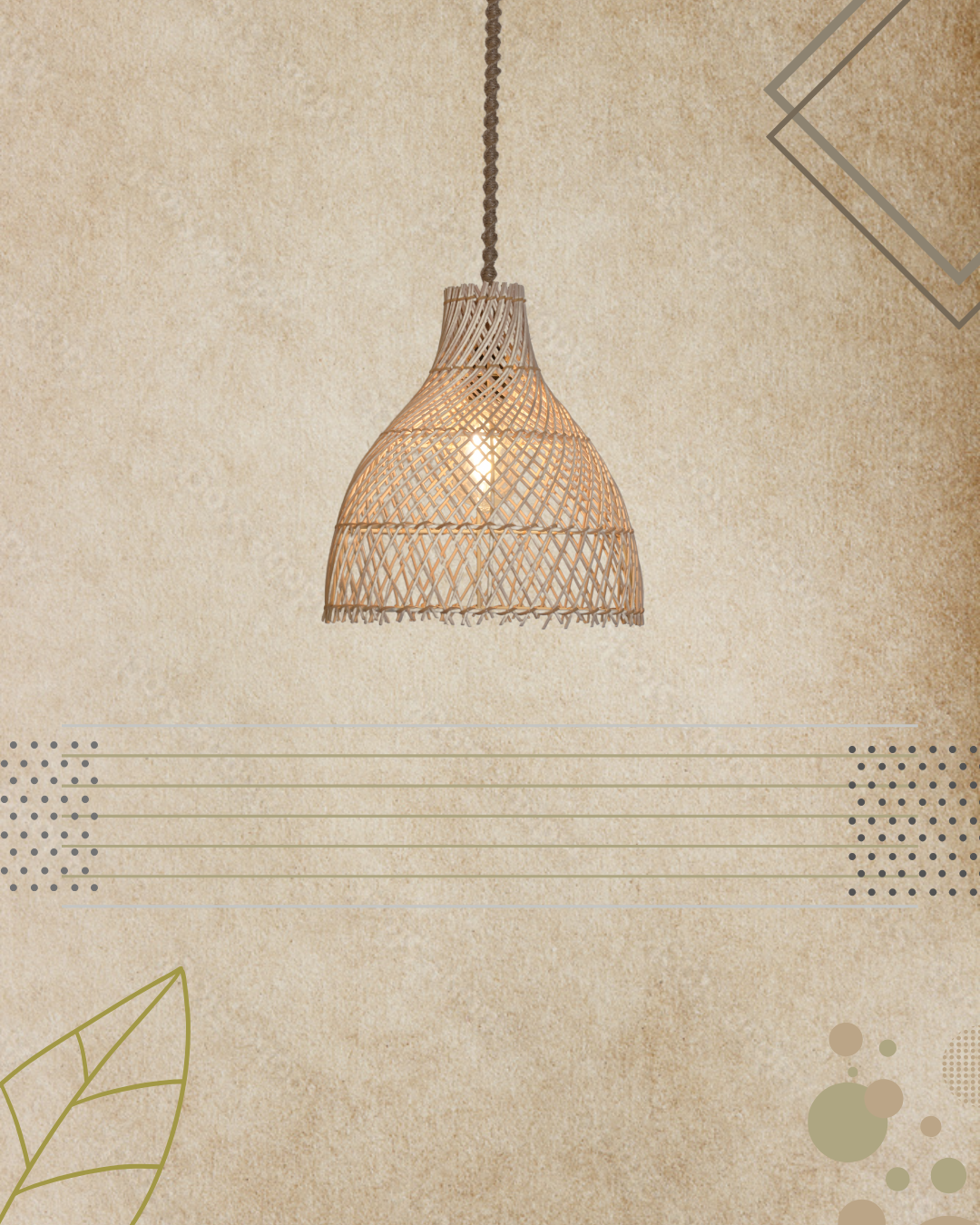 RATTAN VİVAL AVİZE