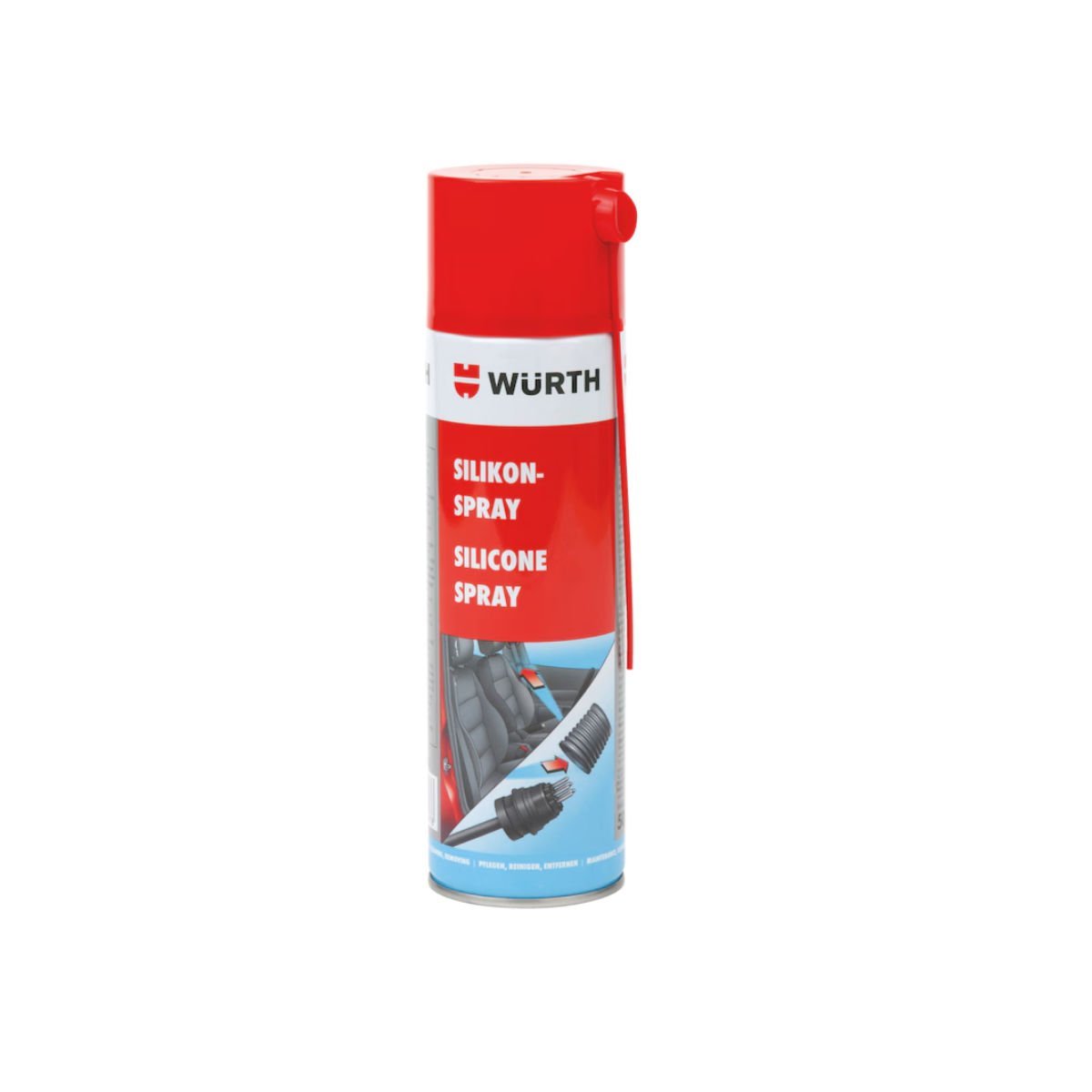 Würth Silikon Sprey 500 ML – Kaydırıcı, Koruyucu ve Ses Giderici Sprey