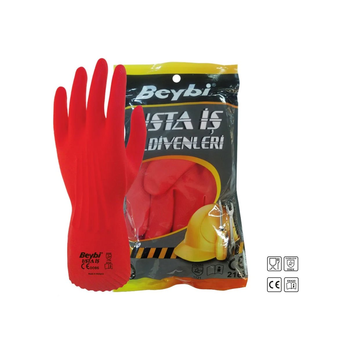 Beybi Usta İş Lateks Eldiven No:10 XL