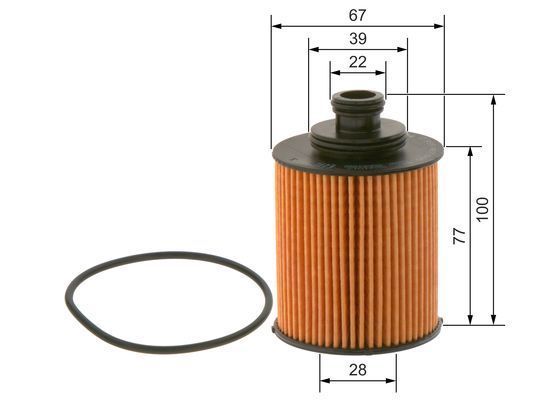 Opel Corsa D Yağ Filtresi 1.3 CDTI 90 Beygir UFI Tip 2006-2014 BOSCH