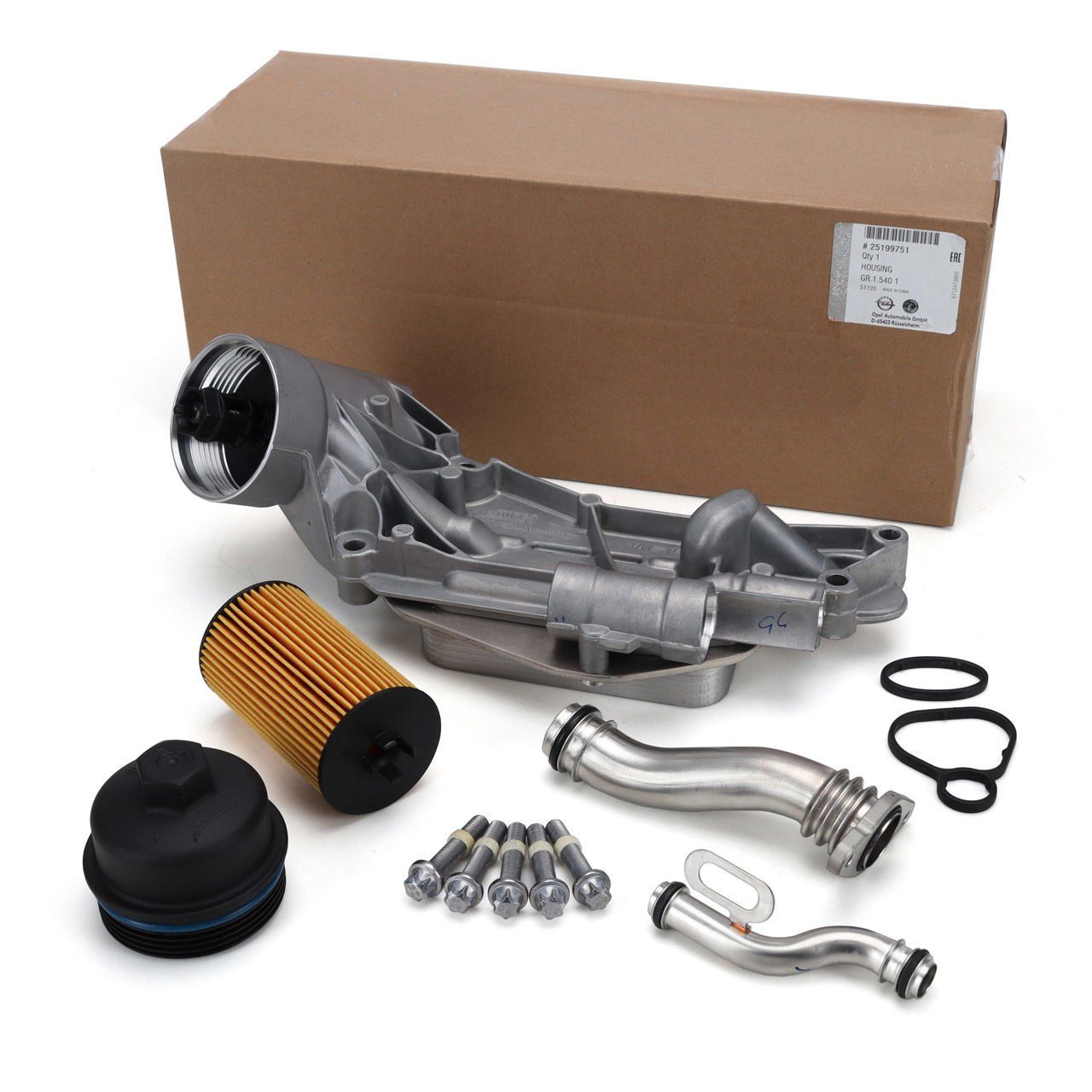 Opel Astra H 1.6 Benzinli 115 BG (XER) Motor Komple Yağ Soğutucusu Orjinal