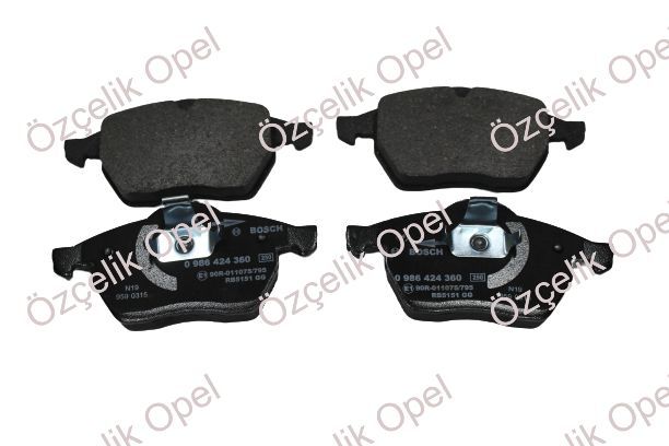 OPEL VECTRA B ÖN FREN BALATASI - BOSCH MARKA