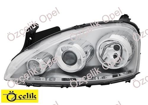 OPEL CORSA C - SOL FAR-COSMO MERCEKLİ - GM MARKA 1216177 - 93188581