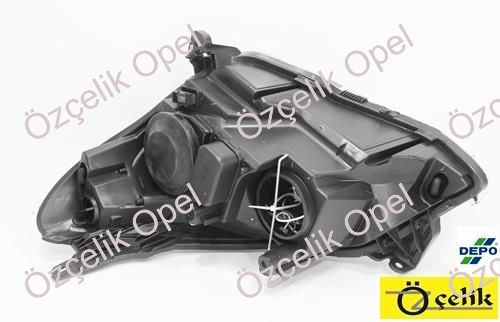OPEL ASTRA H FAR SAĞ (370 621) KROM - DEPO MARKA 1216660 - 93190070 - DPO442-1140RMLEMN1