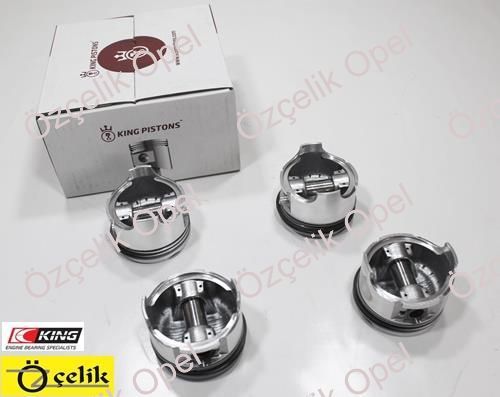 CHEVROLET KALOS / AVEO PİSTON + SEKMAN 1.2 8V STD 68,50MM ( ADET FİYATI ) - KING MARKA