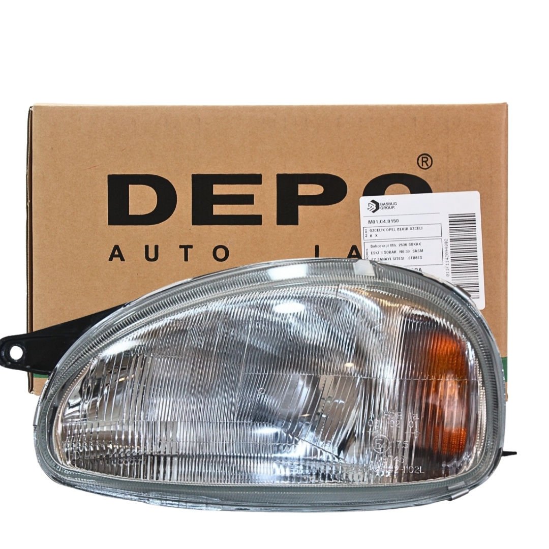 Opel Combo B Sol Ön Far (Manuel ) - Depo DPO-442-1102L-LD-E