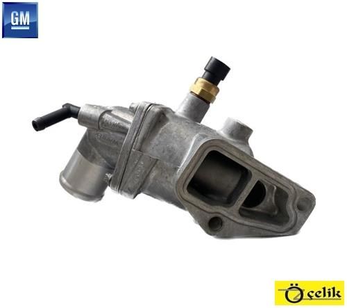 OPEL VECTRA C 1.6 BENZİNLİ TERMOSTAT GÖVDESİ - GM ORJİNAL 1338195 - 90573325 - 96414627