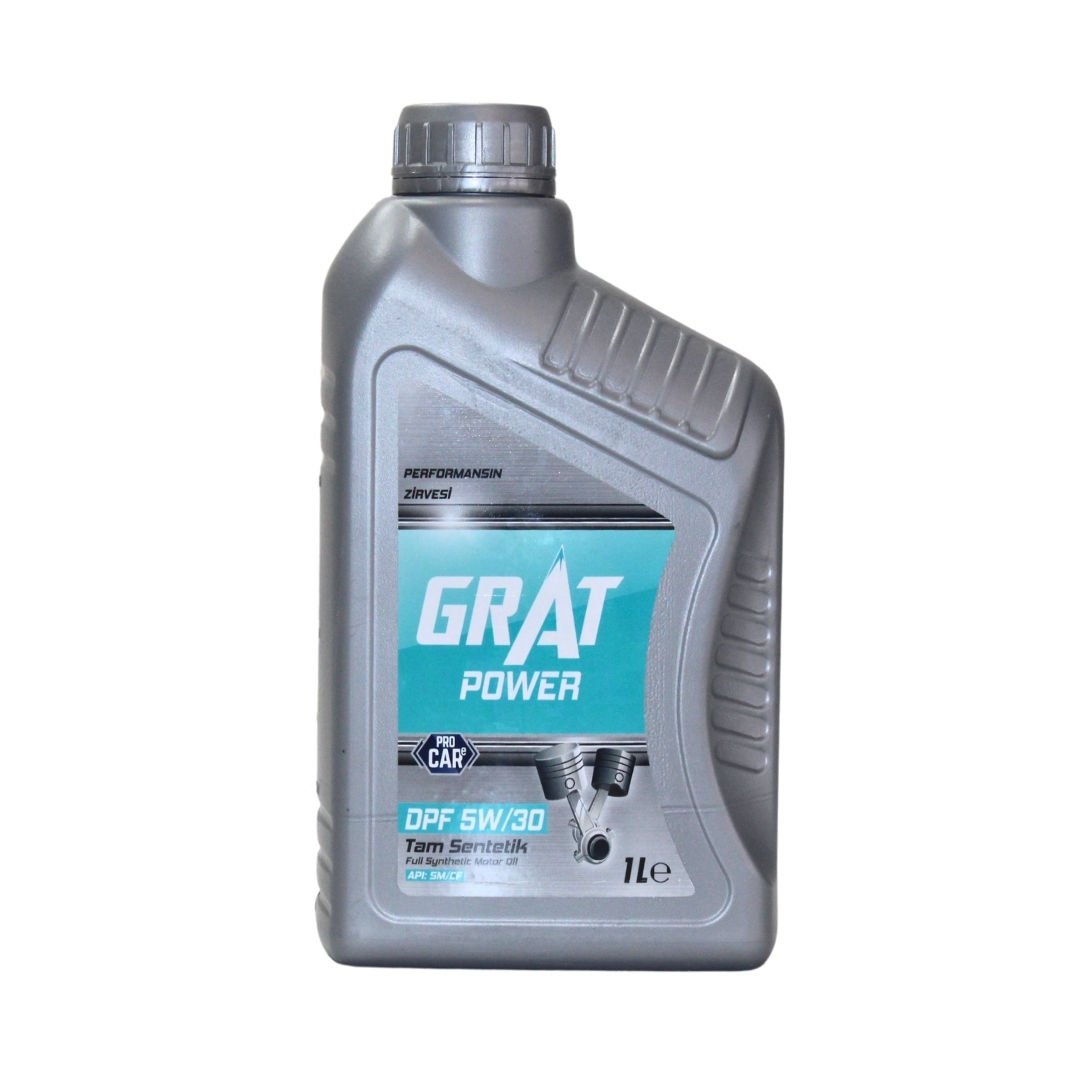 5W30 Motor Yağı Esp Partiküllü (Tam Sentetik ) 1 LT - Grat