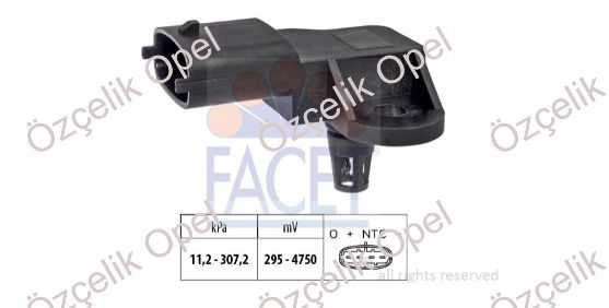 CHEVROLET CAPTİVA MAP SENSÖRÜ C100 FACET MARKA