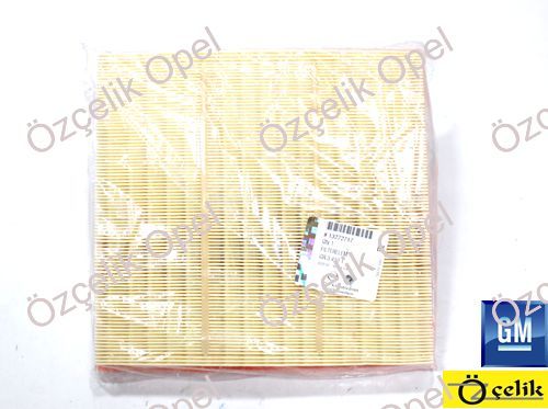 OPEL ASTRA J / CHEVROLET CRUZE HAVA FİLİTRESİ - ORJİNAL GM MARKA 835056