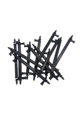 1 ADET Polavit Çekmece Mutfak Dolap Kapak Kulpu Siyah Sert Plastik Kulp