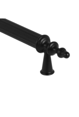 10 ADET Polavit Çekmece Mutfak Dolap Kapak Kulpu Siyah Sert Plastik Kulp