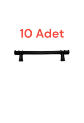 12.8 cm Siyah Yüzüklü Kaliteli  Plastik Kulp