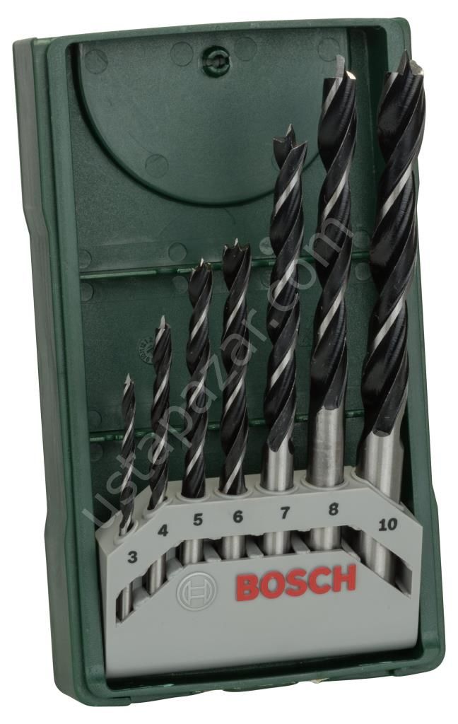 Bosch - X-Line Mini 7 Parça Ahşap Matkap Ucu Seti 2607019580