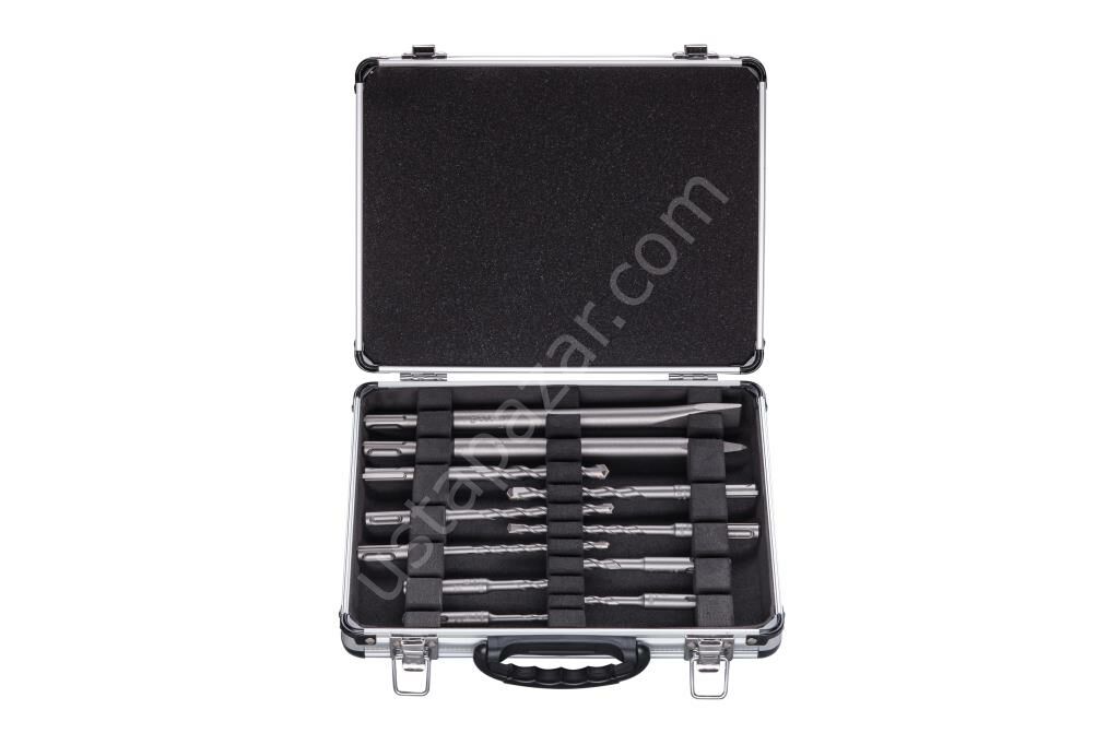 Bosch 11 Parça Çantalı SDS-Plus Kırıcı Delici Ucu ve Keski Seti 2608578765