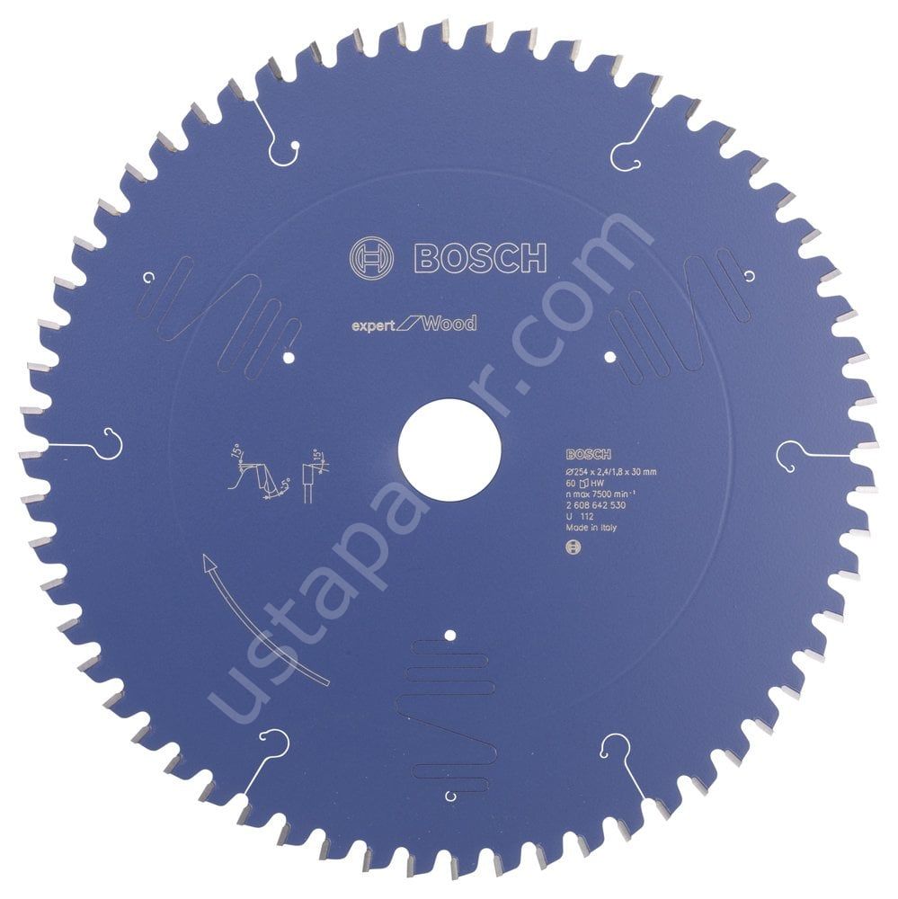 Bosch - Expert Serisi Ahşap için Daire Testere Bıçağı 254*30 mm 60 Diş 2608642530