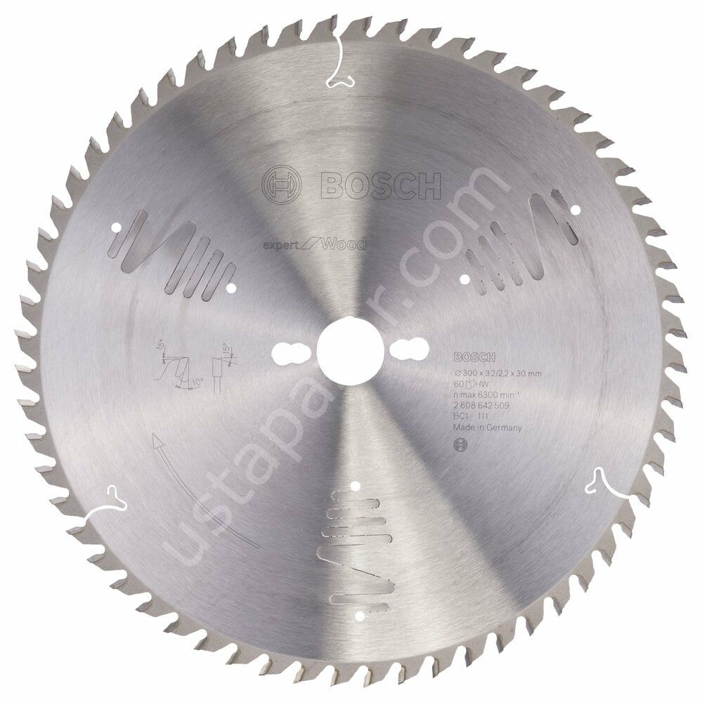 Bosch - Expert Serisi Ahşap için Daire Testere Bıçağı 300*30 mm 60 Diş 2608642509