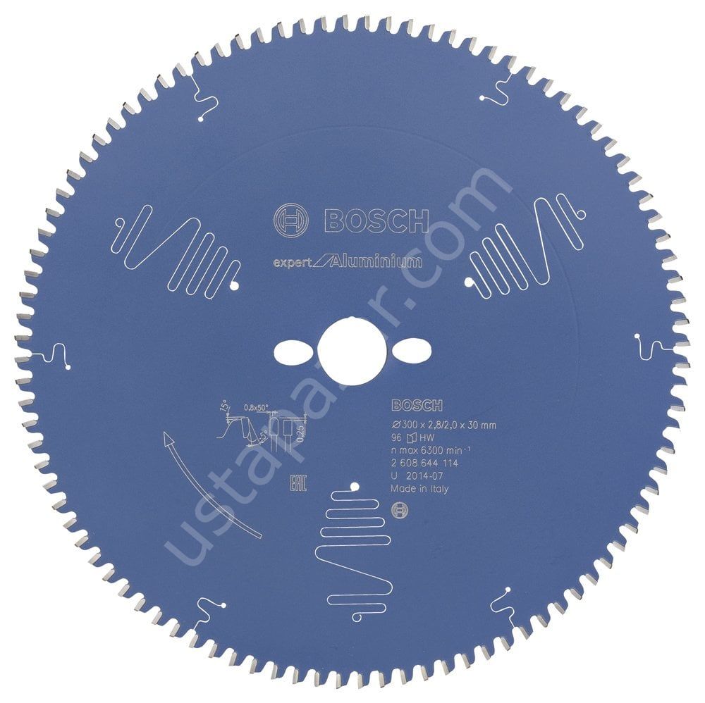 Bosch - Expert Serisi Alüminyum için Daire Testere Bıçağı 300*30 mm 96 Diş 2608644114