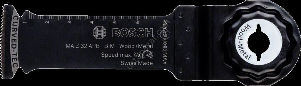 Bosch - Starlock Max - MAIZ 32 APB - BIM Ahşap ve Metal İçin Daldırmalı Testere Bıçağı 10'lu