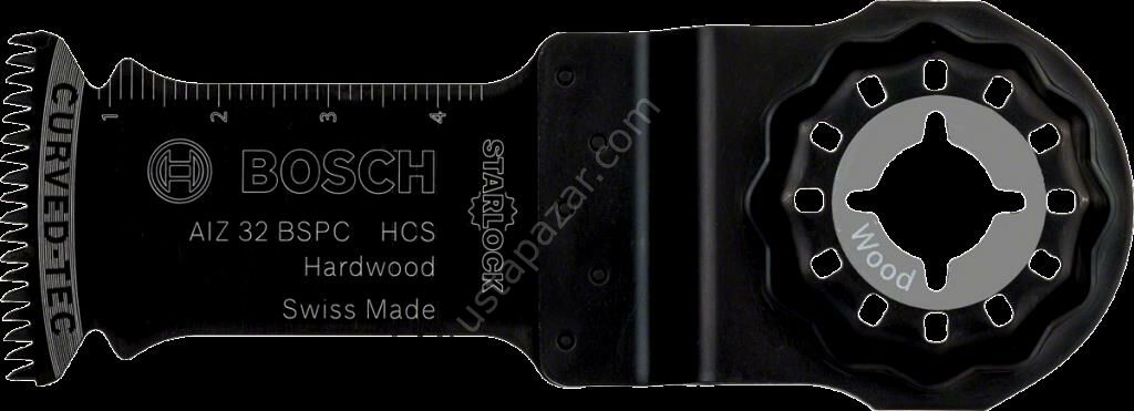 Bosch - Starlock - AIZ 32 BSPC - HCS Sert Ahşap İçin Daldırmalı Testere Bıçağı 10'lu