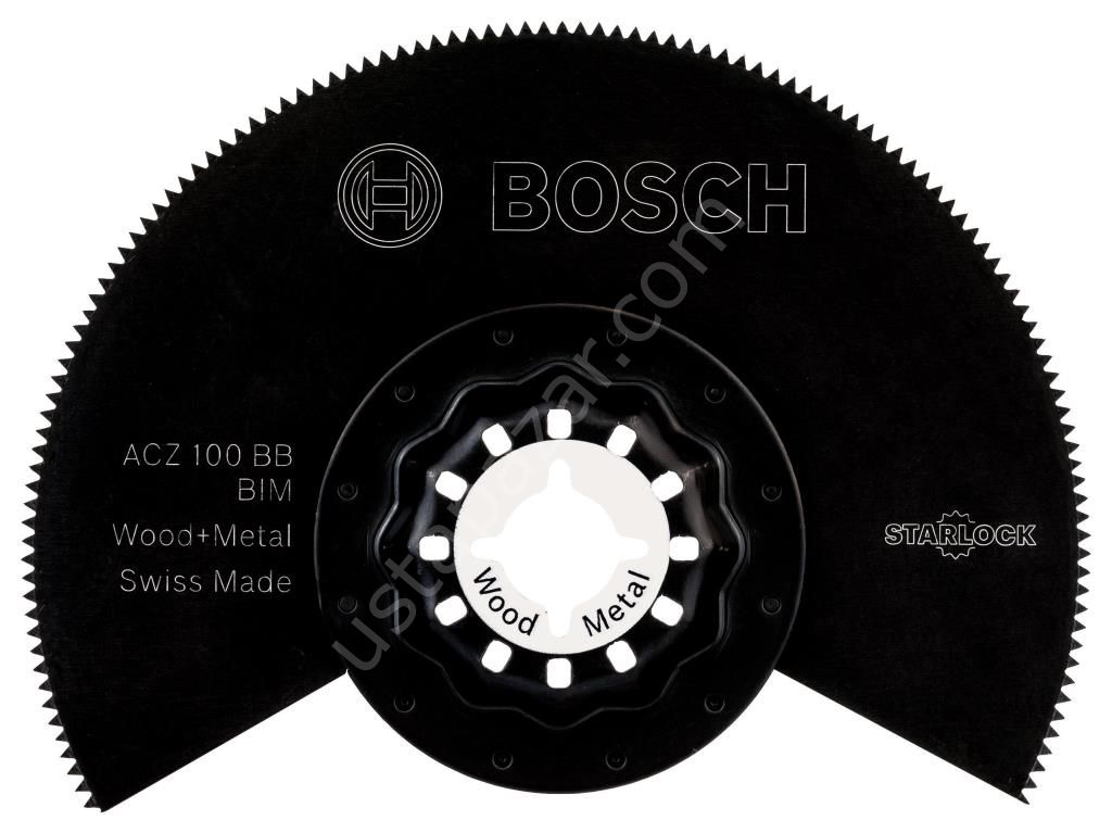 Bosch - Starlock - ACZ 100 BB - BIM Ahşap ve Metal İçin Segman Testere Bıçağı, Bombeli 10'lu