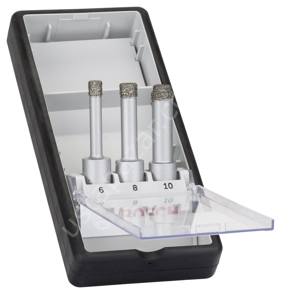 Bosch - Best Serisi, Matkap İçin Seramik Kuru Elmas Delici 6/8/10 mm 3 Parça Set 2608587145