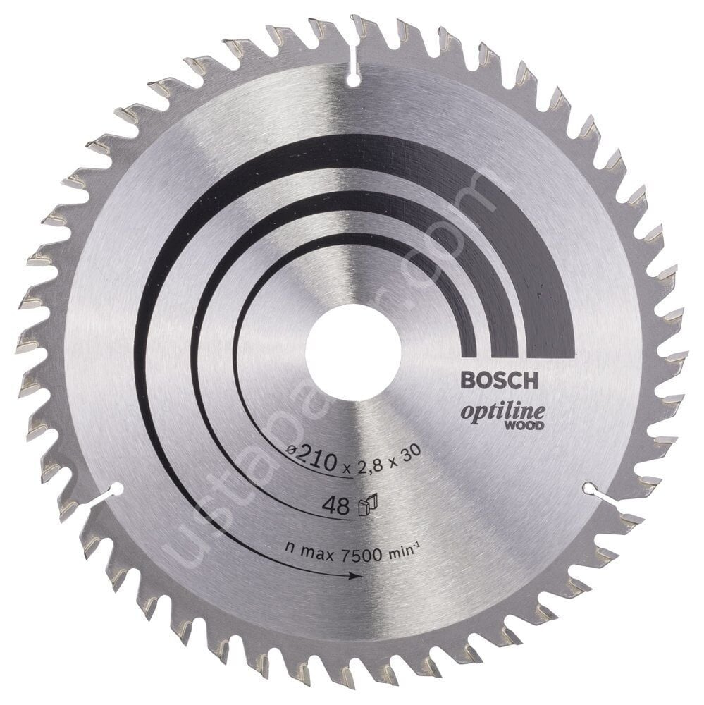 Bosch - Optiline Serisi Ahşap için Daire Testere Bıçağı 210*30 mm 48 Diş 2608640623